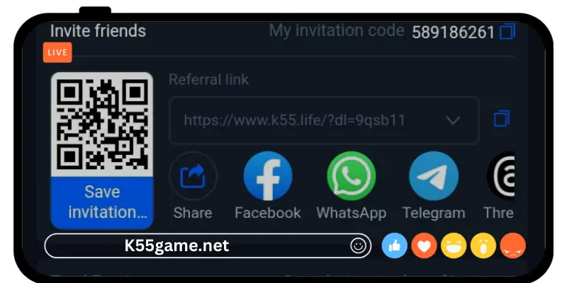 k55 referral program