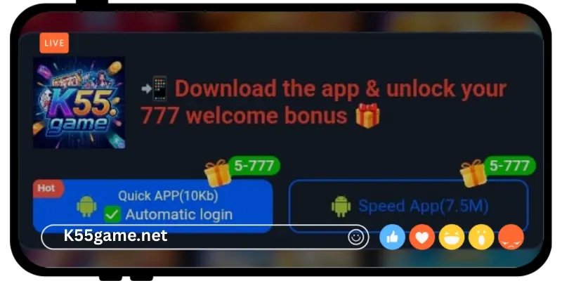 k55 game download
